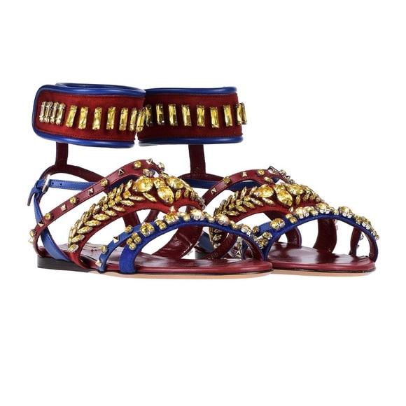 Valentino rhinestone multicolor sandals - Picture 10 of 13